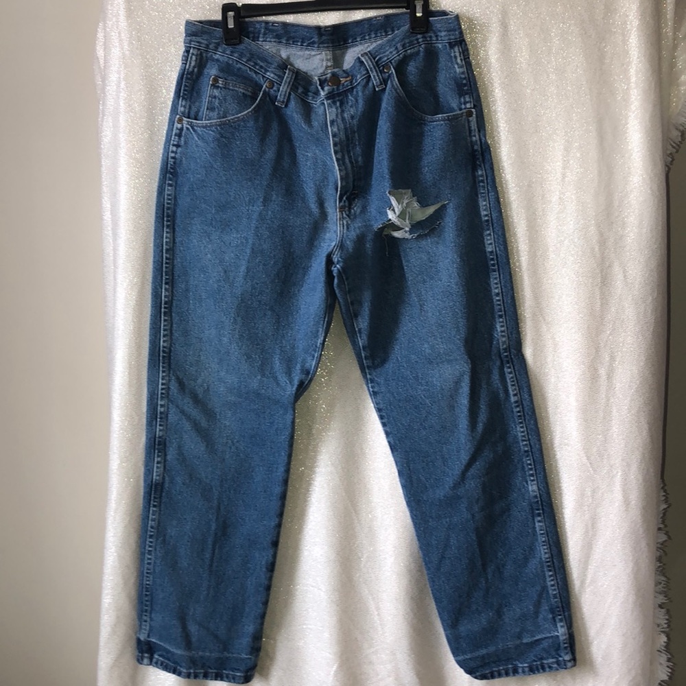 Vintage distressed mom jeans